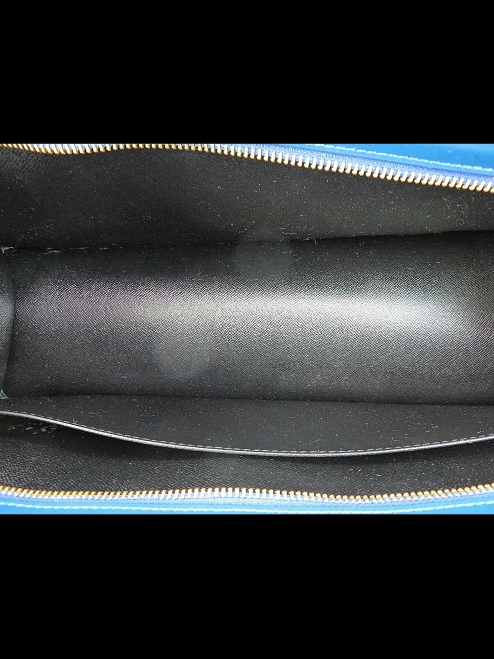 Louis Vuitton Blue Textured Epi Leather Top-Handle Tote